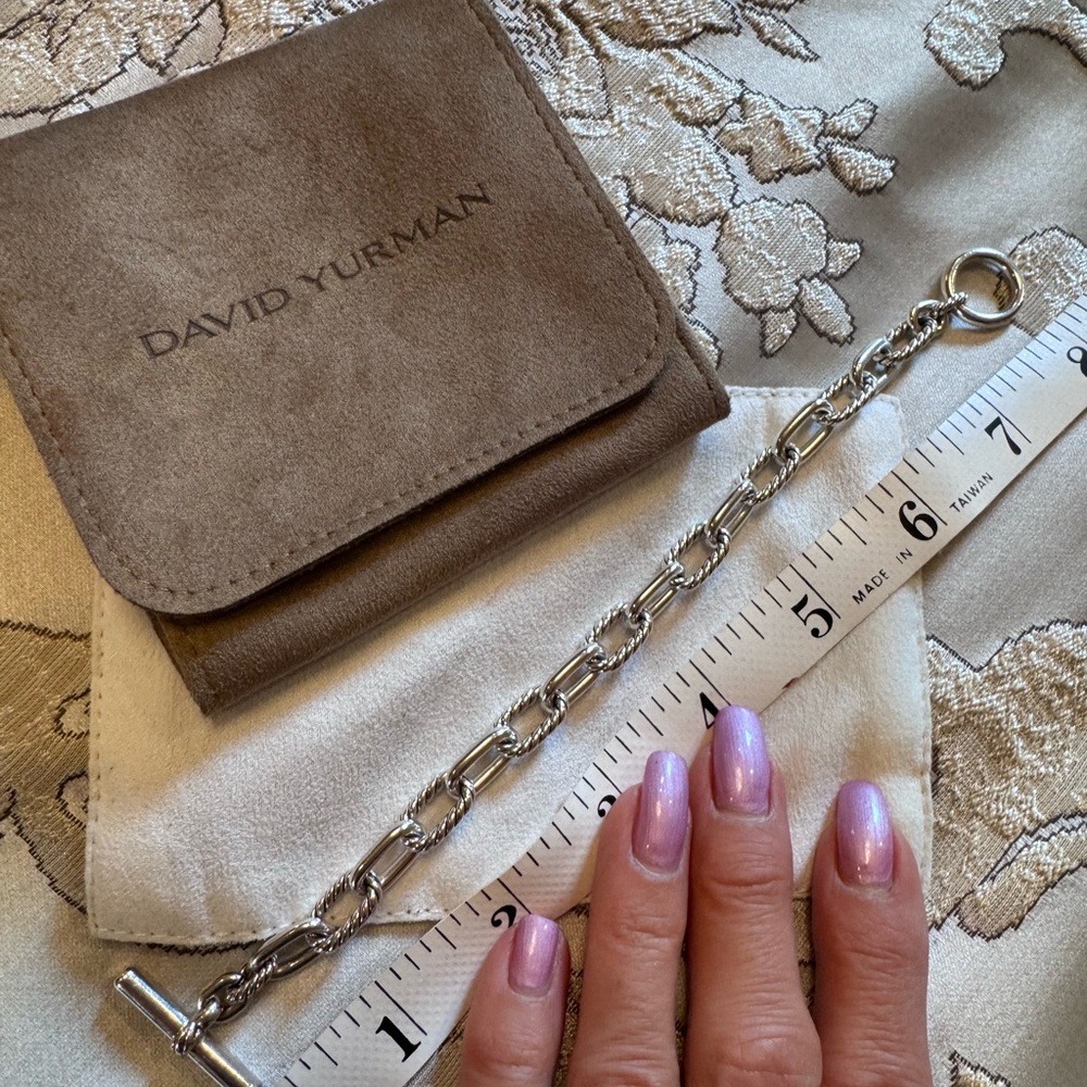 David Yurman Sterling Silver Toggle Bracelet - Picture 3 of 3